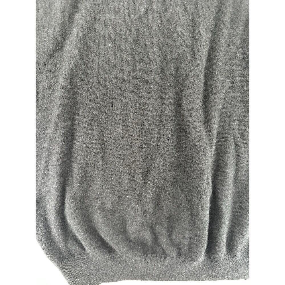 Daniel Bishop 2 Ply Cashmere Sweater Mens Sz XXL *Needs Repair* Has Holes Black - Picture 11 of 16
